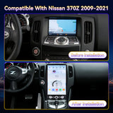 14.5" Android 13 Car Stereo Radio Head Unit Compatible with Nissan 370Z 2009-2021 Carplay&Android Auto T-Style Touch Screen with GPS DSP Bluetooth HDMI Optical AM FM 4G WiFi 8+128G