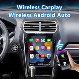 Android 13 Car Stereo for Ford Explorer 2011-2019 4G+64GB 12.1 Inch Car Stereo with CarPlay/Android Auto, GPS Navigation/FM/AM/RDS WiFi Bluetooth Backup Camera