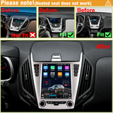 Tesla-Style Vertical QLED Octa-Core Car Stereo Upgrade for Chevrolet Equinox 1LT 2LT LTZ 2010 2011 2012 2013 2014 2015, IPS HD Touchscreen, Built-in Wireless CarPlay & Android Auto