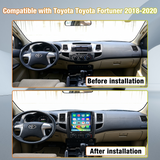 Android Car Radio for Toyota Fortuner 2018-2020, Wireless Apple CarPlay & Android Auto Head Unit, 8GB RAM +128GB ROM, Built-in GPS Navigation