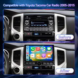 10 Inch Car Stereo Radio Compatible with Toyota Tacoma 2005-2015, Android 13 2+64G Wireless CarPlay Android Auto Car Radio Replacement with GPS/SWC/Backup Camera