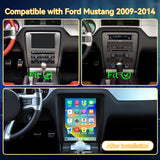 Car Stereo Radio 8-Core, with Android Auto Wireless Carplay for Ford Mustang 2009-2014 Upgrade 2K Touchscreen Bluetooth WiFi GPS DSP AM FM Head Unit