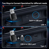 2026 2-in-1 Wireless CarPlay Adapter / Android Auto Dongle, Mini Style