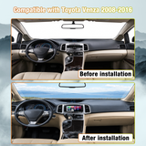 Android 13 Car Stereo for Toyota Venza 2008-2016 [2GB RAM+64GB ROM], 9 Inch Touch Screen with Wireless CarPlay Android Auto, GPS, WiFi, DSP, Bluetooth, FM/RDS, Mirror Link, SWC, AHD Backup Camera