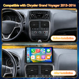 Car Stereo for Chrysler Grand Voyager 2013-2016 Upgrade Wireless CarPlay & Android Auto AHD Backup Camera GPS SWC FM WiFi Bluetooth