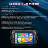 10" Android 13 Wireless CarPlay & Android Auto Radio for Chevy Silverado 2007-2014 | GMC Sierra Yukon Tahoe | 2+64GB, GPS, WiFi & Backup Camera