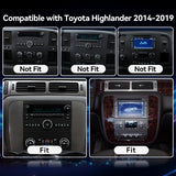 9" Car Head Unit for GMC Yukon Sierra, Chevy Tahoe Suburban Silverado 2007-2013, Wireless Carplay Player with Built-in Carplay, Android Auto Radio, 5G WiFi, GPS, Bluetooth, Backup Camera, FM, SWC, 2G+64G Car Screen