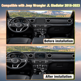 11.5 Inch Biggest Touchscreen Car Stereo for Jeep Wrangler JL & Gladiator 2018-2023, Built-in Wireless CarPlay & Android Auto, Compatible with Factory Original Backup Camera