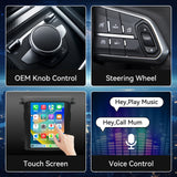 Android Car Radio Stereo for 2018–2021 Subaru XV/Crosstrek - 9.7" IPS Touch Screen, Upgrade Dash Kit with CarPlay & Android Auto, GPS Navigation, SWC Support, Bluetooth 5, WiFi,