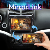 Car Radio for Dodge Journey 2011-2019: [2Core 64G ROM] 9'' HD Touch Screen Stereo with Wireless Carplay Android Auto GPS Bluetooth FM RDS SWC Mirror Link Backup Camera 5G WiFi