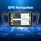 Car Stereo Radio Compatible with Toyota RAV4 2013 2014 2015 2016 2017 2018,Android 13 Head Unit,10 Inch IPS Touch Screen/WiFi/Bluetooth/Wireless Carplay Android Auto/GPS/Mirror Link/AHD Rear Camera