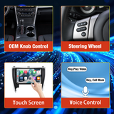 Android Touchscreen Car Stereo for Toyota Camry 2015-2017, Wireless CarPlay & Android Auto, GPS Navigation, WiFi, FM Radio, SWC, Bluetooth, with 1080P Backup Camera