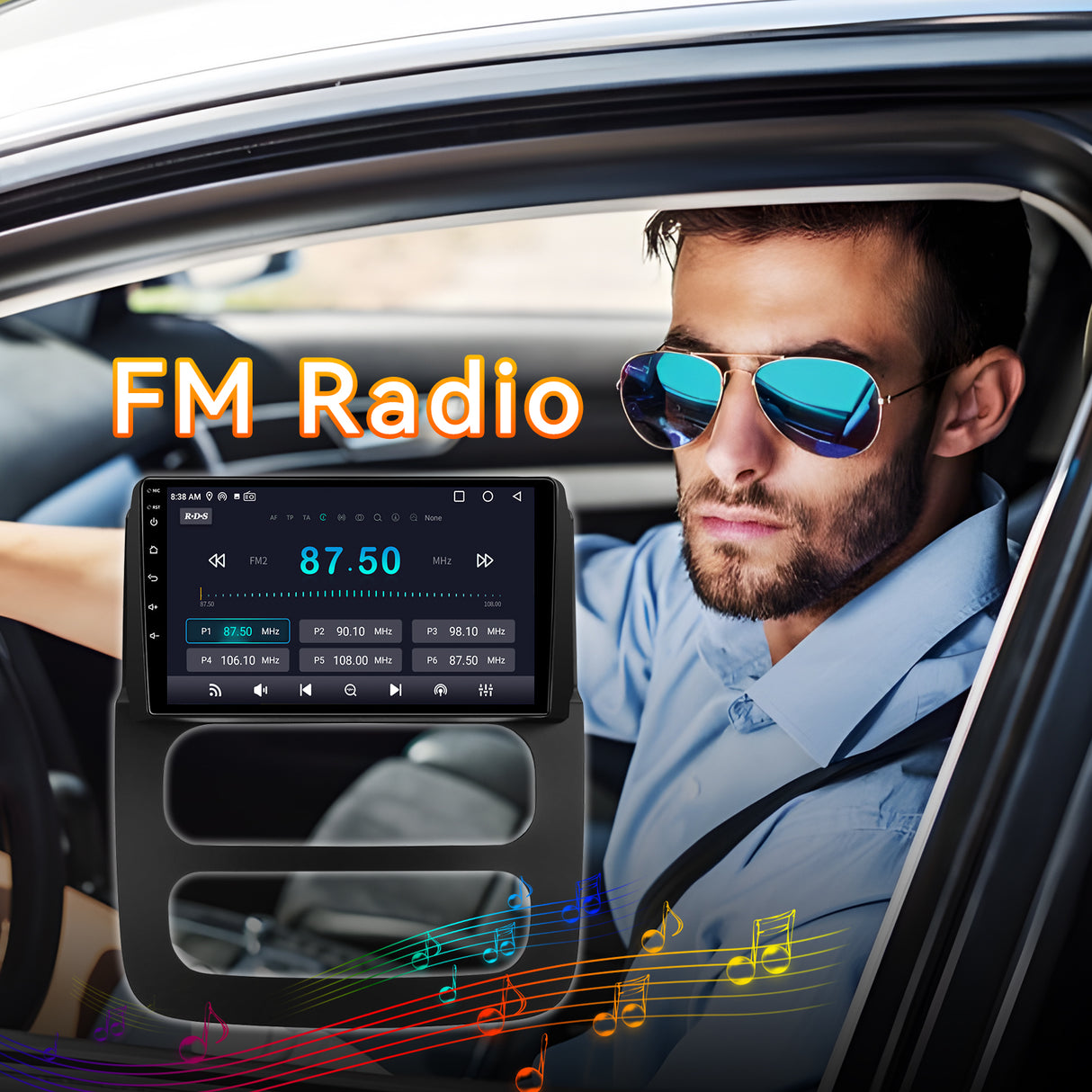 Android 14 Car Radio for Dodge Ram 1500 2500 2002-2005: 9 Inch 1280x800 Touchscreen Upgrade Apple CarPlay Android Auto Bluetooth 5G WiFi Backup Camera Support Steering Wheel Control FM GPS