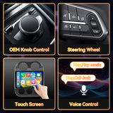 Car Radio Stereo for Jeep Compass Patriot 2009-2016: 10inch 1280 * 800HD Touch Screen Head Unit Replacement AM FM RDS CarPlay Android Auto Backup Camera, SWC, GPS