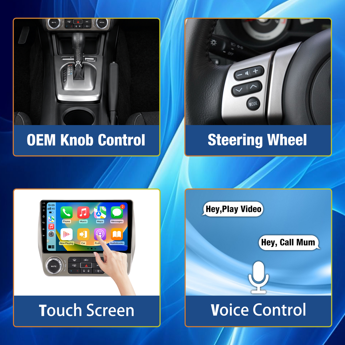Android Car Stereo Radio for Chevrolet Chevy Camaro 2010-2015: AHD Backup Camera GPS Navi RDS FM 5G WiFi Steering Wheel Control