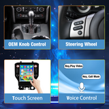 Touchscreen Car Stereo for Ford Mustang 2015-2021, Wireless CarPlay & Android Auto Head Unit Upgrade, Built-in DSP, GPS Navigation, Bluetooth Multimedia Radio Player