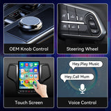 12.1" T-Style Car Radio for Grand Cherokee 2014-2021 8Core Head Unit 4GB+64GB with CarPlay/Android Auto Touch Screen with 1080P Backup Camera Stereo Upgrade with FM/AM, GPS, Bluetooth WiFi