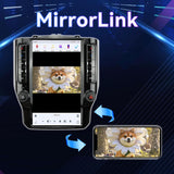 12.1 Inch Car Radio Compatible with Dodge RAM 1500/2500/3500, 2019-2024, Qualcomm 8+128GB T Style Touch Screen Car Stereo with Wireless Carplay/Android Auto/WiFi /4G LTE/GPS Navigation /BT5.0