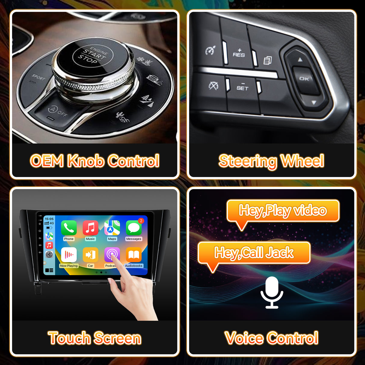 10.1 Inch Android 13 Car Stereo for Nissan Rogue X-TRAIL 2014 2015 2016 2017 2018 (Auto AC), 2G+64G Touch Screen Head Unit, Wireless Apple CarPlay & Android Auto, GPS Navigation, Bluetooth, SWC with Backup Camera