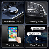 14.4 inch Car Stereo Radio 8-Core Qualcomm CPU, Android Auto Wireless Carplay for Dodge RAM 1500 2500 3500 2013-2018 Tesla Style Touch Screen Bluetooth WiFi GPS DSP AM FM Head Unit