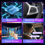 9.7'' Android 13 Car Stereo for Hyundai Sonata 2010-2015 | IPS Touchscreen Sonata Radio Wireless Carplay Android Auto 5G WiFi/Bluetooth Mirror Link GPS SWC/FM/RDS/32EQ Backup Cam Mic