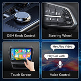 Android Car Stereo for Hyundai Santa Fe 2013-2017 , 10 Inch Touch Screen Car Radio with Wireless CarPlay Android Auto MirrorLink GPS WiFi FM HiFi Steering Wheel Control+AHD Backup Camera
