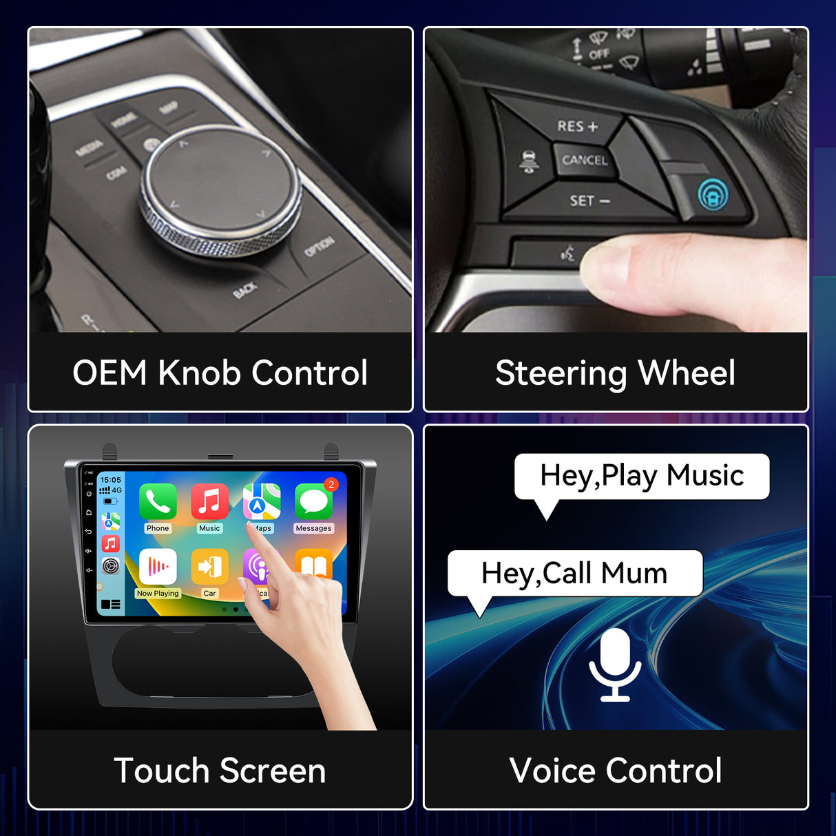 2+64G Android 13 Car Stereo for Nissan Altima Teana (Manual AC) 2008-2012 with 9 Inch Touchscreen Radio Built-in Wireless Carplay/Android Auto/GPS/Bluetooth/FM/AUX/Steering Wheel Controls/Backup Camera