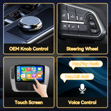 9-Inch Android 13 Car Stereo Head Unit for Honda Pilot 2006-2008, Wireless CarPlay&Android Auto, GPS Navigation, FM Radio, WiFi, Bluetooth, Reverse Camera, SWC, Wireless Sync, Engineer Help