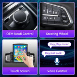 9.7 Inch Car Radio Compatible with Toyota Corolla 2005-2012 with Wireless Carplay/Android Auto, with GPS Navigation/FM Radio/SWC/Backup Camera