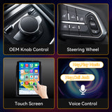 Car Stereo Radio 8-Core Qualcomm CPU, with Android Auto Wireless Carplay for Ford F150 2015-2020 Upgrade 2K Touchscreen Bluetooth WiFi GPS DSP AM FM Head Unit