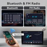 Android Car Stereo for Hyundai Santa Fe 2013-2017 , 10 Inch Touch Screen Car Radio with Wireless CarPlay Android Auto MirrorLink GPS WiFi FM HiFi Steering Wheel Control+AHD Backup Camera