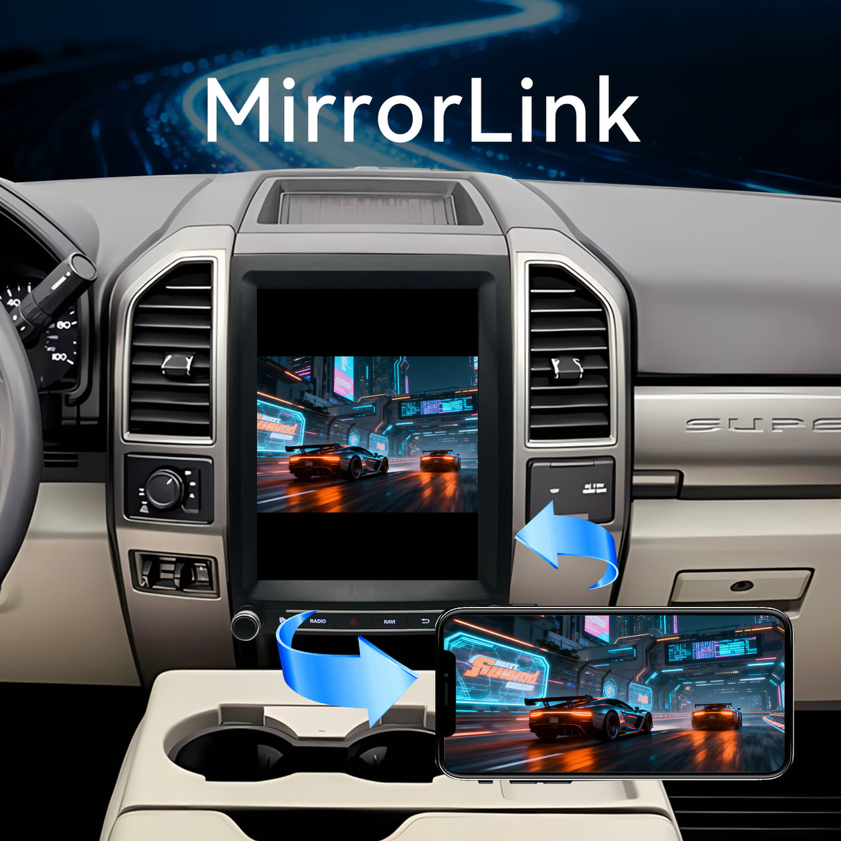 12.1 inch Android 13 Car Radio for Ford expedition F350 2013-2017, Upgrade Head Unit 1920*1080 Touch Screen Carplay Android Auto GPS Navigation,4G+64G, 8Core