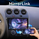2+64G Android 13 Car Stereo for Nissan Altima Teana (Manual AC) 2008-2012 with 9 Inch Touchscreen Radio Built-in Wireless Carplay/Android Auto/GPS/Bluetooth/FM/AUX/Steering Wheel Controls/Backup Camera