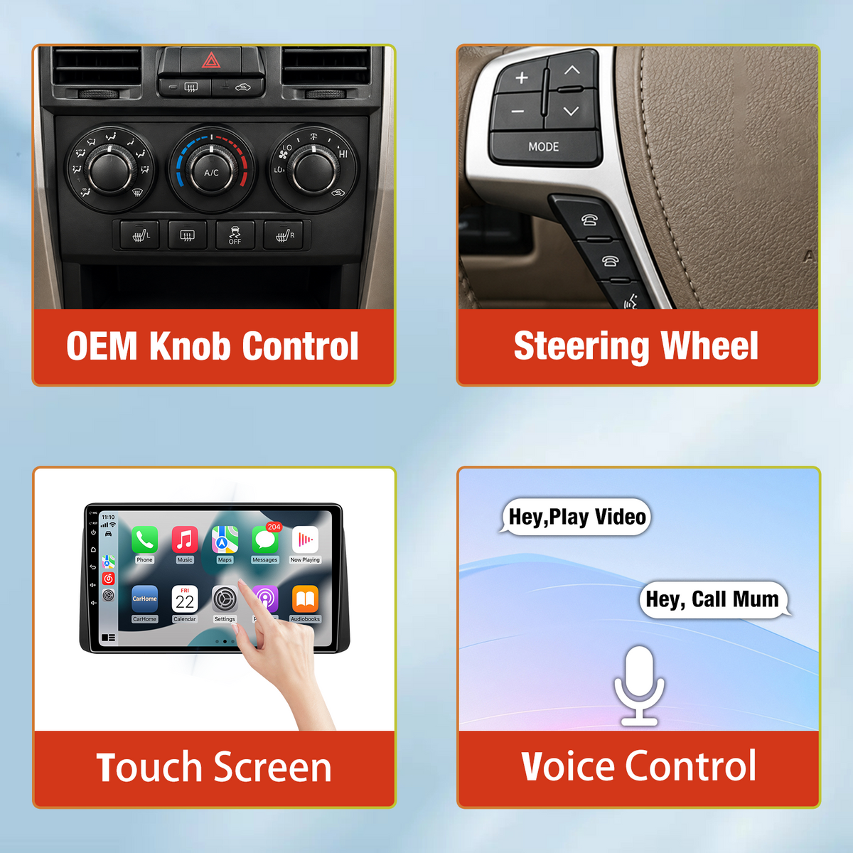 Android 13 Car Radio for 2013-2016 Dodge Grand Caravan & Chrysler Town & Country
