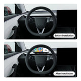 ZHNN 10.88 Inch Head Up Display Compatible with Tesla Model 3 2017-2023 Model Y 2019-2024, Smart Dashboard Touch Screen Instrument Cluster Display with Wireless CarPlay/Android Auto/Camera/Air Vent
