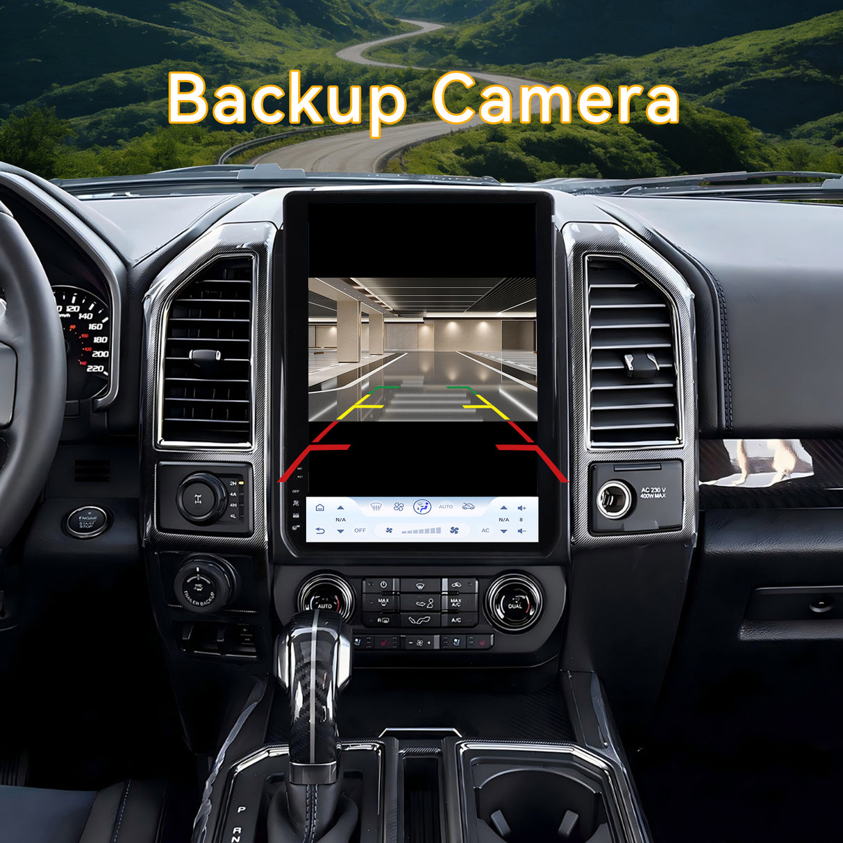 Car Stereo Radio 8-Core Qualcomm CPU, with Android Auto Wireless Carplay for Ford F150 2015-2020 Upgrade 2K Touchscreen Bluetooth WiFi GPS DSP AM FM Head Unit