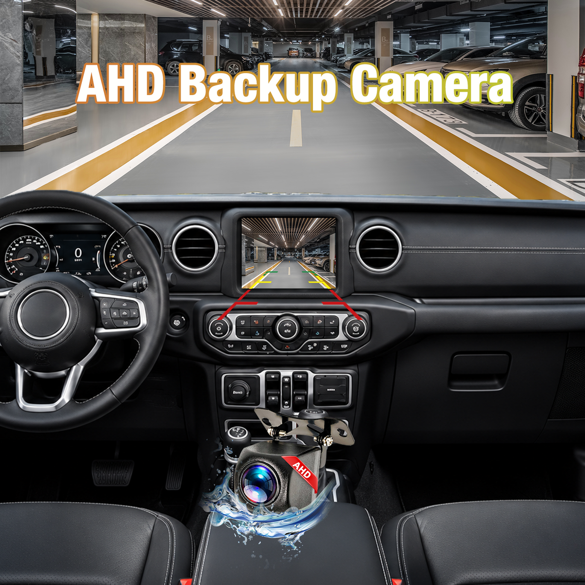 11.5 Inch Biggest Touchscreen Car Stereo for Jeep Wrangler JL & Gladiator 2018-2023, Built-in Wireless CarPlay & Android Auto, Compatible with Factory Original Backup Camera