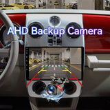 ZHNN Android 13 9 Inch Car Radio Compatible with Dodge Ram 1500/2500/3500 2006-2008, Compatible with Chrysler 300/300C/Jeep Grand Cherokee 2005-2007, Wireless CarPlay/Android Auto, GPS, Backup Camera