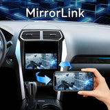 12.1 Inch Radio Upgrade for Ford Explorer 2011-2019 Explorer Stereo T-Style Vertical Touch Screen Android 13 Head Unit Wireless Carplay Andriod Auto GPS SWC 1080P Backup Camera 4+64G