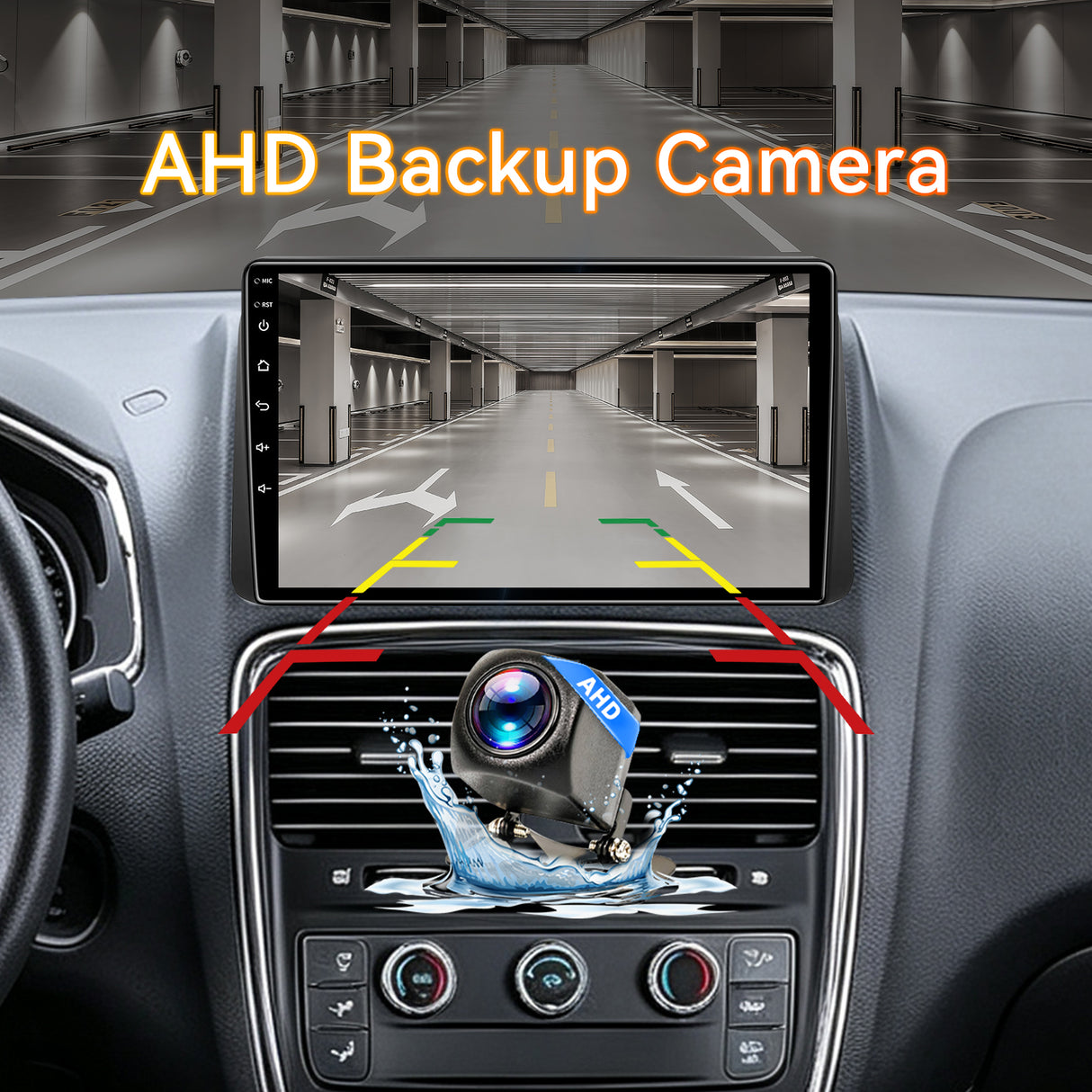 Car Stereo for Chrysler Grand Voyager 2013-2016 Upgrade Wireless CarPlay & Android Auto AHD Backup Camera GPS SWC FM WiFi Bluetooth