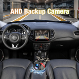 Car Stereo Head Unit for Jeep Compass 2017-2020, 10 Inch Android 13 Touch Screen Radio, Wireless CarPlay & Android Auto, GPS Navigation, Mirror Link, HD Backup Camera