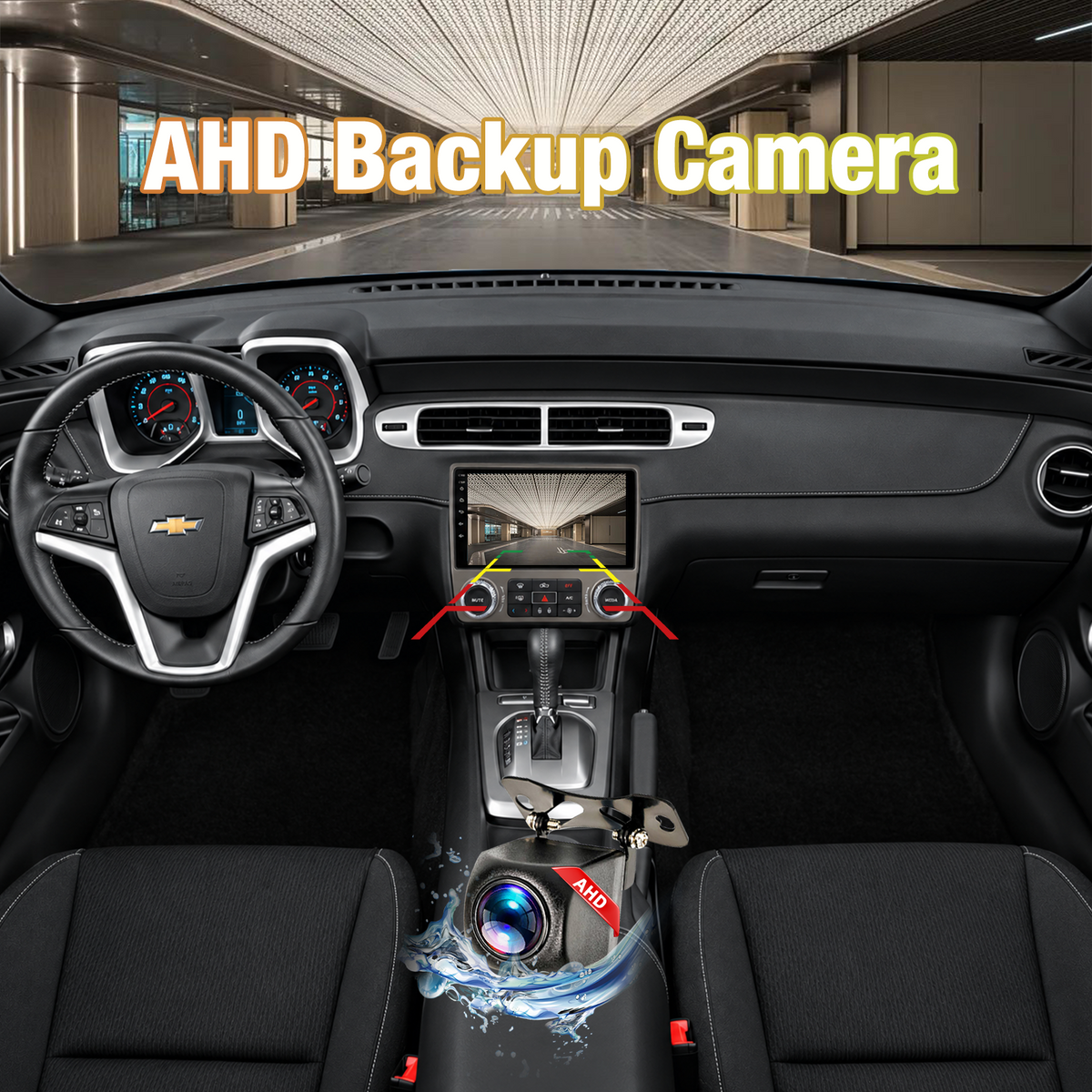 Android Car Stereo Radio for Chevrolet Chevy Camaro 2010-2015: AHD Backup Camera GPS Navi RDS FM 5G WiFi Steering Wheel Control