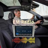 Head Unit Stereo for Toyota Camry (06-11) Wireless CarPlay & Android Auto Quick Boot, Screen Casting, Anti-Glare QLED Display. AM/FM Radio Receiver, Plug & Play Dash Harness Included.
