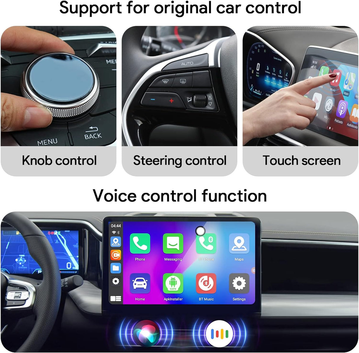 ZHNN CarPlay AI Box S1P for OEM Wired CarPlay/Android auto Car Radios