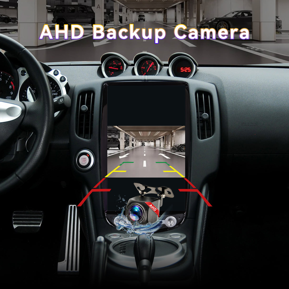 14.5" Android 13 Car Stereo Radio Head Unit Compatible with Nissan 370Z 2009-2021 Carplay&Android Auto T-Style Touch Screen with GPS DSP Bluetooth HDMI Optical AM FM 4G WiFi 8+128G