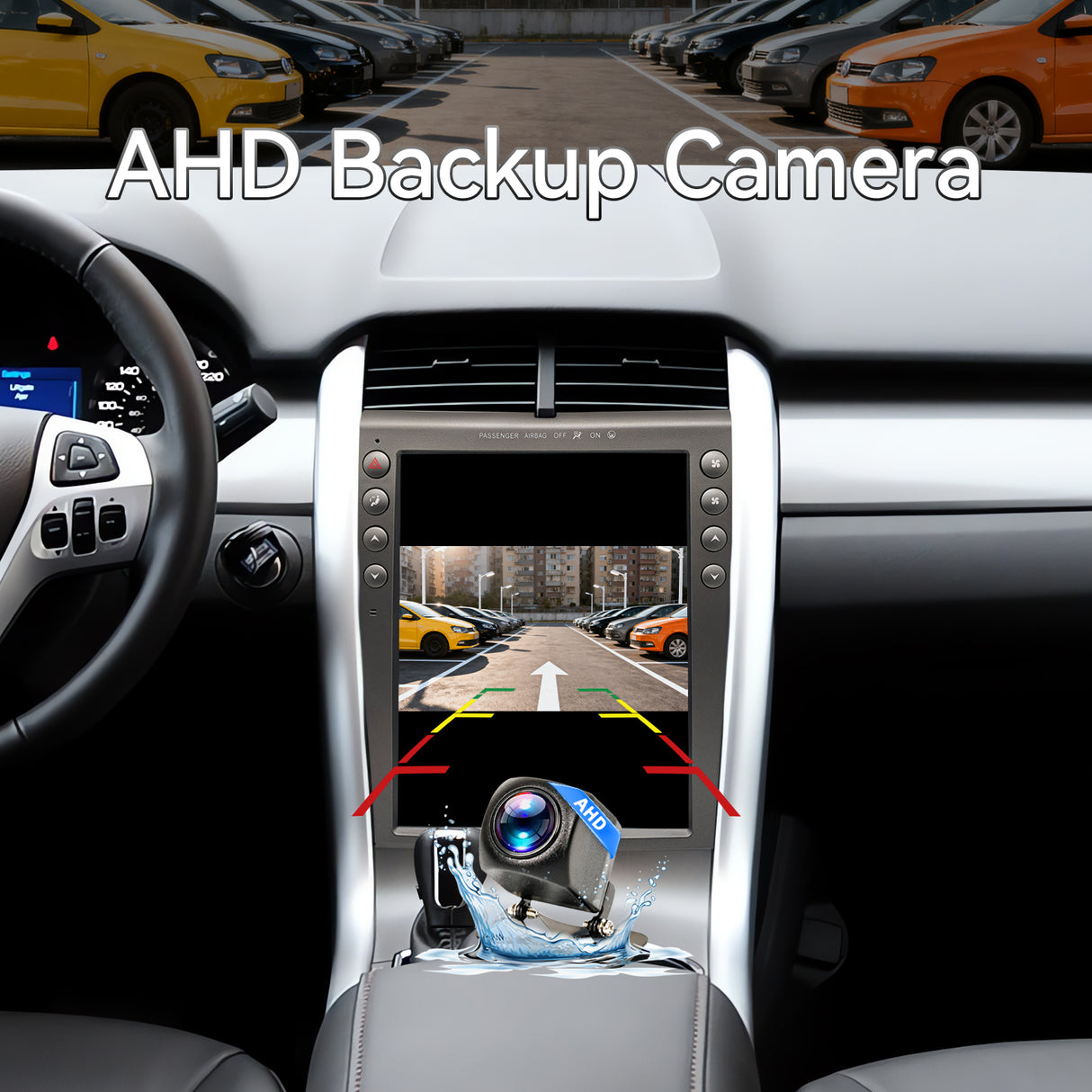 12.1 inch Android 13 Car Radio for Ford Edge 2009-2013, Upgrade Head Unit 1920*1080 Touch Screen Carplay Android Auto, GPS Navigation,4G+64G, 8Core