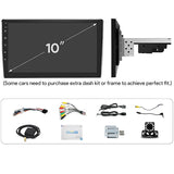 Android 13 Single Din Car Stereo Radio, 10 Inch Car Head Unit Touch Screen Supports Wireless CarPlay& Android Auto/GPS Navigation/SWC/Backup Camera/Bluetooth FM Receiver b