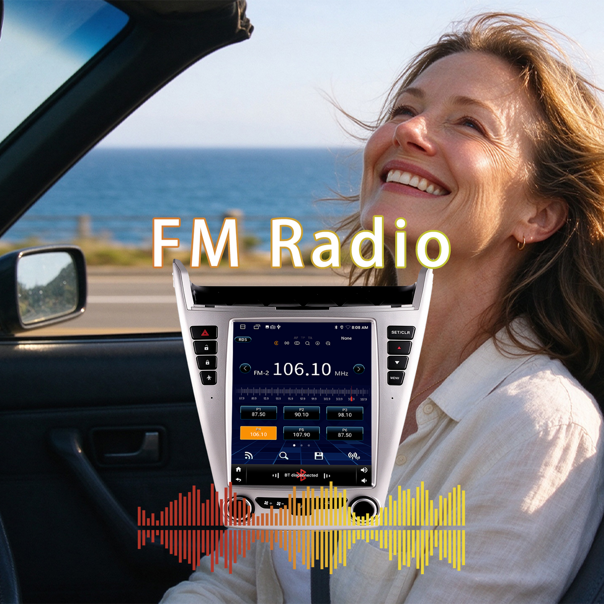Tesla-Style Vertical QLED Octa-Core Car Stereo Upgrade for Chevrolet E ...
