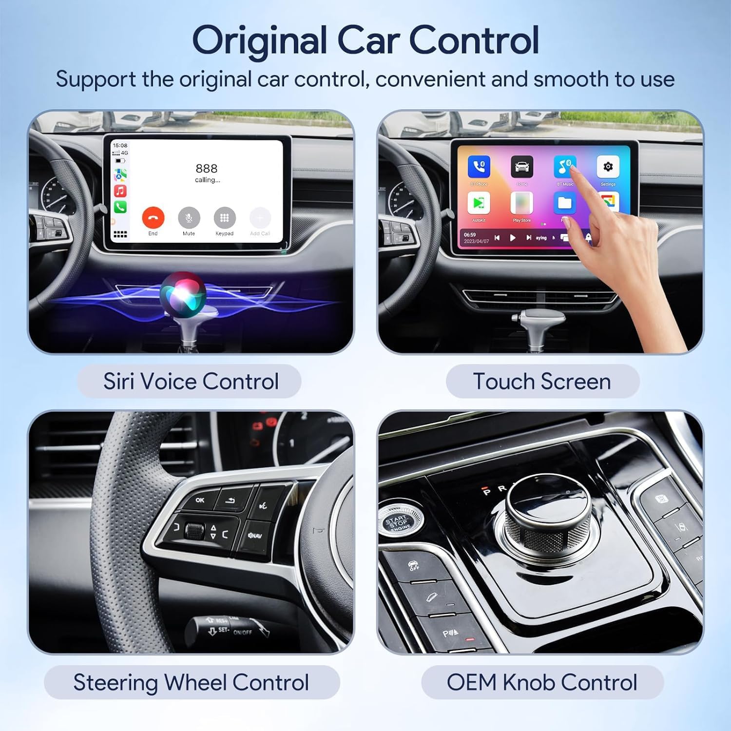 Carplay AI Box with Carplay Video Streaming for Car with OEM Wired Carplay.