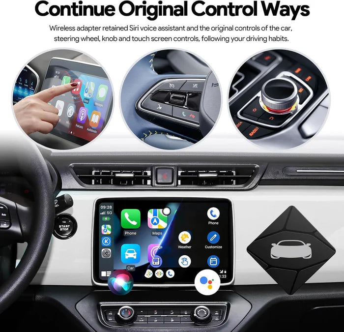 Wireless Android Auto Adapter for Car with OEM Wired Android Auto